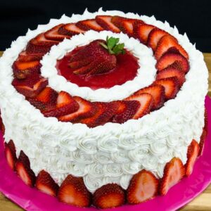 Strawberry Cake From 5* Hotel
